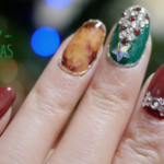 クリスマスにぴったりな冬ネイル『クリスマスツリーネイル』